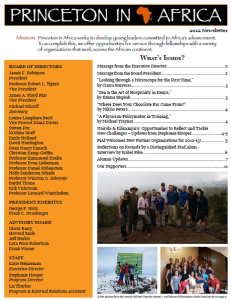 PiAf 2012 Newsletter