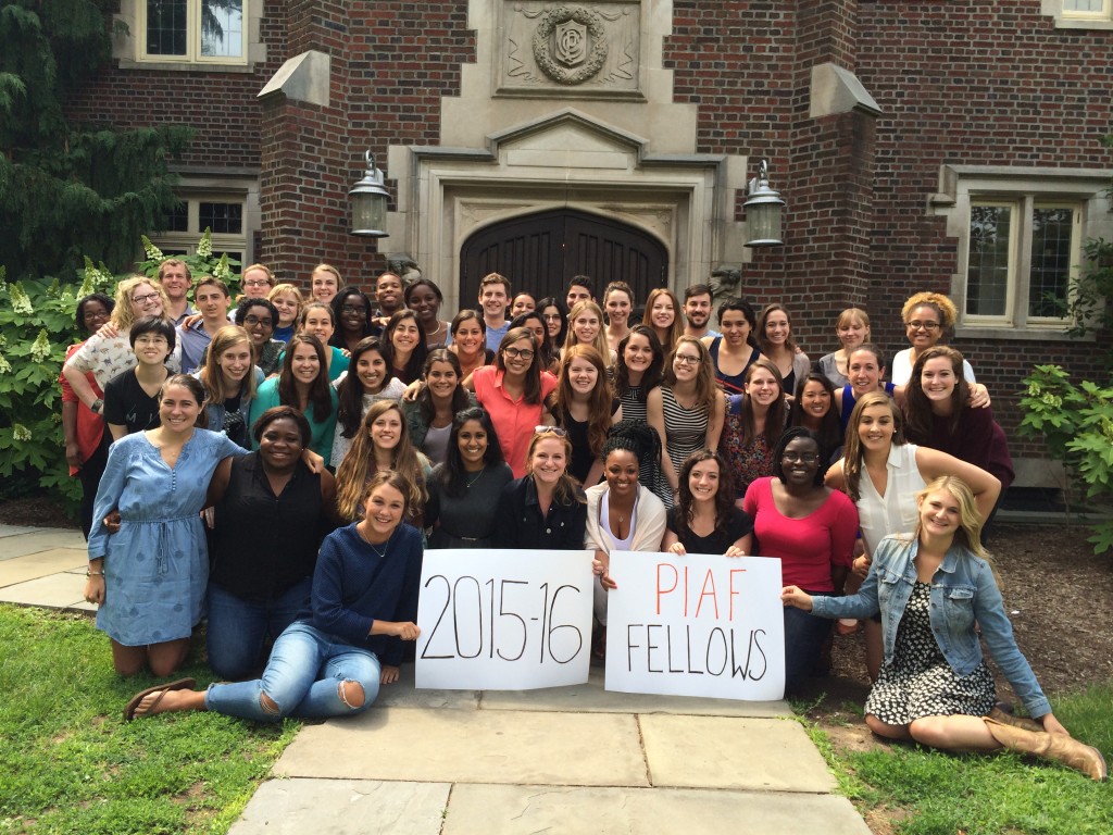 2015-16 Fellows' Orientation Group Photo