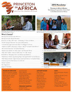 PiAf 2015 Newsletter