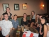 Group photo at 2014 PiAf alumni happy hour in NYC