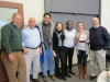 And more interview support! From L to R: Board President Jim Robinson, Board Members George Hritz and Jim Floyd, Executive Director Katie Henneman, Program Manager Agatha Offorjebe, PiAf Alum Adrienne Clermont and Board Member Frank Strasburger.