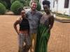 PiAf 2018-19 Alumni Takondwa Semphere, Walter Lohmann, and Khaleelah Logan meet up in Moshi, Tanzania.