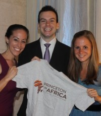 Kaitlyn Neuberger, Ryan Kirlin & Eliza Warren-Shriner at the US Embassy Marine Corps Ball in Dakar