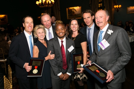 Tierney Family and Fred Swaniker at 2014 Gala