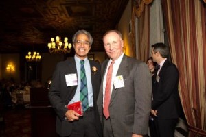 Mitch Besser and Jim Robinson at 2015 Gala